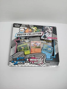 Pokemon Scarlet & Violet Black Bolt & White Flare Poster Collection NIB CL3 - Picture 1 of 7