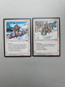 Kjeldoran Escort x2, MTG Alliances (1996) Common White Creature NM+ - Picture 1 of 2