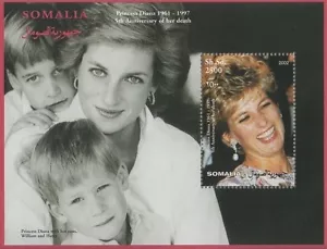 LADY DIANA 5. TODESJAHRESTAG WILLIAM UND HARRY POSTFRISCH BRIEFMARKENBOGEN - Bild 1 von 1