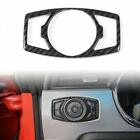 Carbon Fiber Headlight Switch Trim Decor Cover For Ford F150/Mustang 2015-2019
