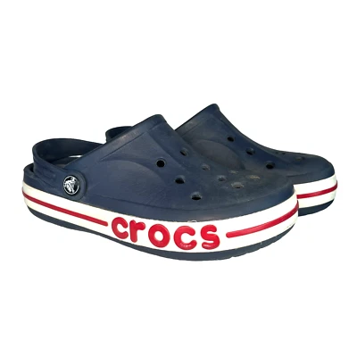 Crocs Bayaband Zuecos Sandalias Sin Cordones Azul Marino Unisex Juvenil Junior 3 Foto 1 de 4