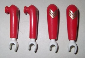10636, Arm (mit Nute für Manschetten), rot, weiss, bedruckt - Picture 1 of 1
