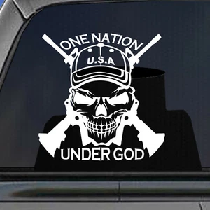 ONE NATION UNDER GOD - Vinyl Window decal, stick ,color, NEW - Bild 1 von 4
