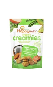 Creamies, Freeze-Dried Veggie, Fruit & Coconut Milk Snacks, Apple, Spinach, Pea - Picture 1 of 2