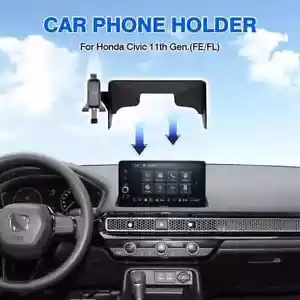 Car Phone Holder for 2022 2023 2024 2025 Honda Civic Accessories 9" Touchscreen - Picture 1 of 4