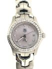 Tag Heuer Link Lady Wjf1319 Mother Of Pearl Diamond Dial