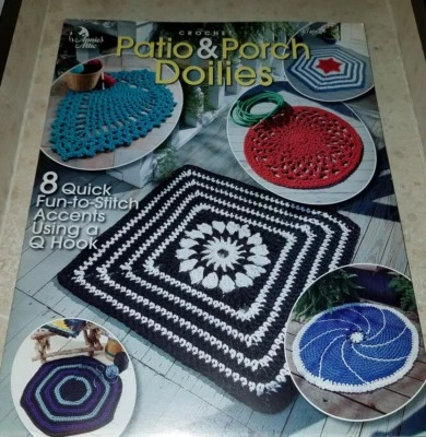 AV9 ANNIE'S ATTIC 2003, PATIO & PORCH DOILIES - 8 CROCHETED DESIGNS - Image 1 of 2