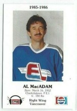 1985-86 Fredericton Express (AHL) Al MacAdam