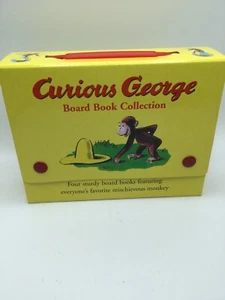 Curious George Collection 4 Sturdy Board Books Included VTG New - Picture 1 of 4