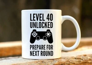 Gamer Mug. Gaming Mug. Mens Birthday Mug. Funny Gamer Gift. 40th Birthday Gift. - Picture 1 of 2