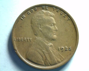 1925 LINCOLN CENT PENNY EXTRA FINE XF EXTREMELY FINE EF NICE ORIGINAL 99c SHIP - Picture 1 of 2