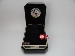 Seiko Mickey Mouse Quartz Watch Box, and Tag, Vintage 1980's - Picture 1 of 10