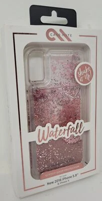 Capa Case-Mate Waterfall Shake it Up ouro rosa para iPhone X (5,8") - Imagem 1 de 3