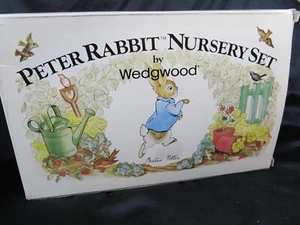 Vintage Peter Rabbit Nursery Beatrix Potter3 Pcs  Dish Set by Wedgwood - Picture 1 of 11