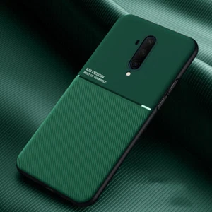 Funda delgada magnética de metal fibra de carbono cuero para OnePlus 10T 9RT 8 7T Pro - Imagen 1 de 16