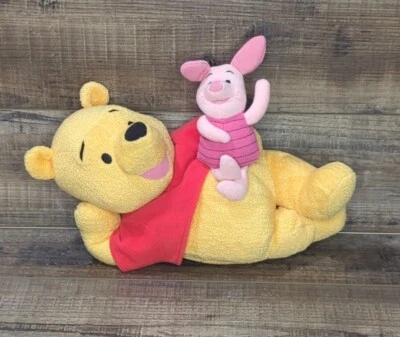 Fisher Price 迪士尼小熊维尼和小猪“Singin' Friends”12 英寸毛绒 * 工作 — 第 1/4 张图片