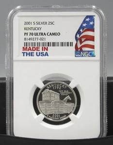 2001 S Kentucky Silver NGC PF 70 UCAM - Picture 1 of 3