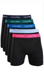 Calvin Klein Boxershorts Unterwäsche Größe M 5er Pack Mehrfarbig Taille Gummizug - Bild 1 von 3