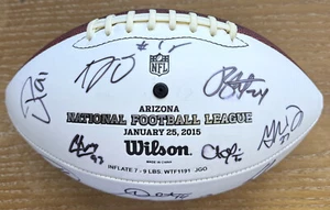 Multi Sign Pro Bowl Ball 2015 Signed By Over 25 Players Inc Drew Brees, JJ Watt - Picture 1 of 11