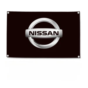 NISSAN Garage Wall Car motorcycle Racing Show Auto repair shop Banner Flag - Picture 1 of 20
