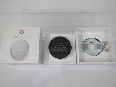 Termostato Google Nest - Termostato inteligente programable Wi-Fi - Niebla Foto 1 de 3