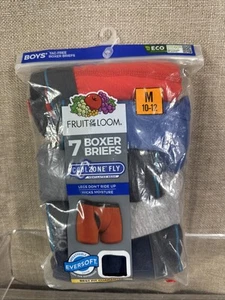 Fruit of the Loom Boys' Medium 10-12 Cool Zone Fly Solid Boxer Briefs 7 Count - Picture 1 of 3