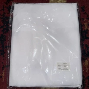 White Rectangular Table Cloth 60*102 Inches - Picture 1 of 2