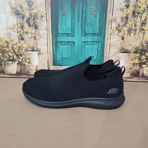 Zapatos Skechers para mujer talla 11 antideslizantes trabajo espuma viscoelástica zapatillas negras - Imagen 1 de 8
