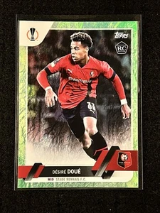 2023 Topps UEFA Desire Doue Jade Rookie RC - Picture 1 of 1