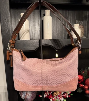 Bolso de hombro Coach Soho rosa firma 10945 Foto 1 de 4