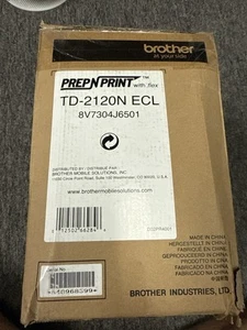 Impresora de etiquetas Brother TD-2120N ECL Bluetooth USB térmica con fuente de alimentación NUEVA - Imagen 1 de 4