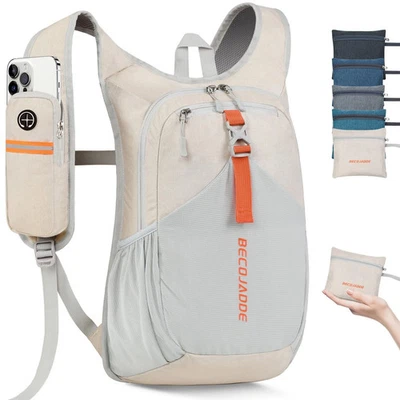 Mochila de Senderismo Pequeña 15L para Hombres Mujeres Plegable Embalable Mochila Ultraligera... Foto 1 de 4