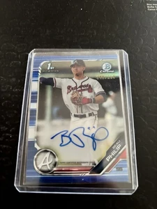 BEAU PHILIP 2019 BOWMAN CHROME DRAFT 1° AUTOGRAFO BLU AUTO /150 - Foto 1 di 1