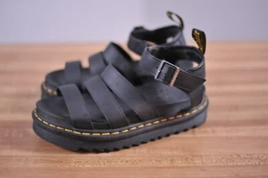 Dr. Martens Blaire Sandals Leather Black Women's 9 - Picture 1 of 7