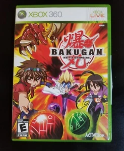 2009 BAKUGAN BATTLE BRAWLERS MICROSOFT XBOX 360 CASE, DISC & MANUAL COMPLETE SET - Picture 1 of 9