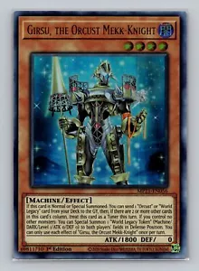 Juego de cartas coleccionables Girsu, the Orcust Mekk-Knight MP21-EN056 ultra raro Yugioh - Imagen 1 de 2