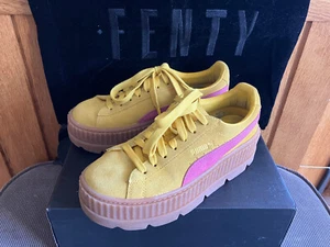 Puma Fenty by Rihanna Cleated Creeper Gr. 37,5 UK 4,5 US 7 gelb Plateau Sneaker - Bild 1 von 8