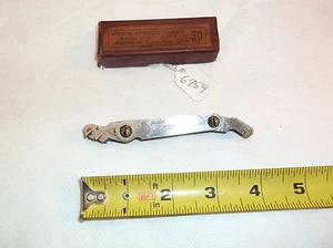 Thread Gage, UNION No. 50, Machinist Thread Gage 4 to 42 TPI, Made in USA - Picture 1 of 5