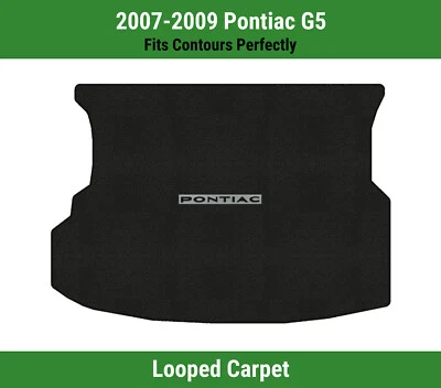 Alfombrilla de maletero Lloyd Classic Loop para Pontiac G5 '07-09 con Pontiac negro sobre plata Foto 1 de 4