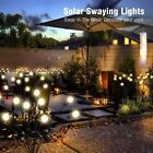 Solar Lawn Lights Outdoor Waterproof Firefly Swaying Garden Landscape Lamp Decor