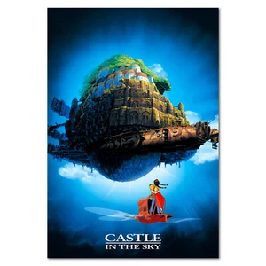 Póster Castle in the Sky - Póster de anime Studio Ghibli - Impresiones de alta calidad - Imagen 1 de 6
