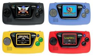  Sega  Game Gear Micro 4 Colors Complete Set + Big Window Micro Association 