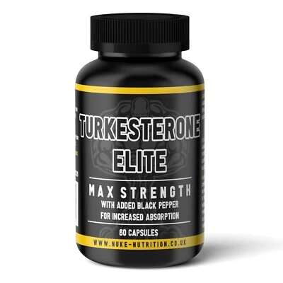 NUKE NUTRITION Turkesterone 1000mg Stimolante Testosterone Potenziamento Maschile Libido