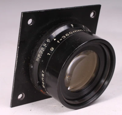 LENTE AMPLIADORA RODENSTOCK APO-RONAR 360MM/14" F/9 CON PLACA DE 3 1/2" NECESITA CLA Foto 1 de 4