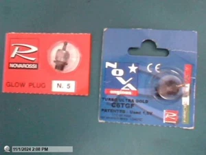 NEW Glow Plug Long Reach STD x2 Suit Novarossi Part #C6TGF/N5 - Picture 1 of 1