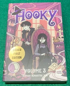 Hooky Volume 3 by Miriam Bonsastre Tur - SIGNED - 1st/1st 2024 Webtoon Trade PB - Imagen 1 de 12