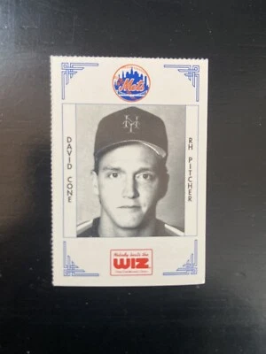 David Cone New York Mets 1991 The Wiz Commemorative Card Collection #81 - Image 1 of 2