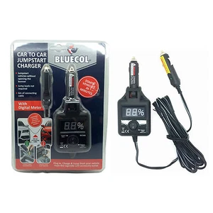 Bluecol 12v Digital Car to Car Jump Starter Easy Battery Charger 6m Lead - Picture 1 of 1