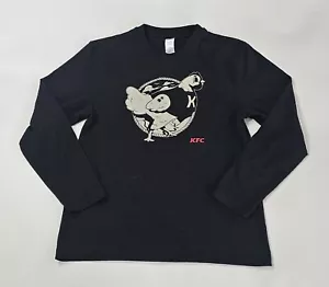 KFC Promo T-Shirt Commercial Employee Worker Chicken Black SMALL / XS NEW - Picture 1 of 6