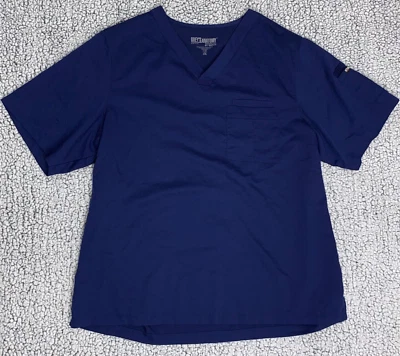 Blusa Médica Estampada Greys Anatomy By Barco 2XL Azul Marino Cuello en V con Bolsillo en el Pecho Foto 1 de 4